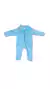 Macacão Bebê Azul Relevo Arco Iris - Malinha Kids