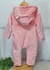 Macacão Bebê Capuz Coral - comprar online