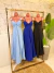 Vestido Longo Plissado com Nó no Busto e Alcinha - comprar online