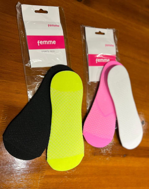 FEMME MEDIAS PACK POR 2 MICROFIBRA