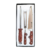 Set 3 Piezas Cuchillo Trinche Y Chaira En Madera