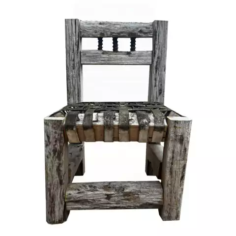 Silla Mediana De Quebracho Rustico Durmiente