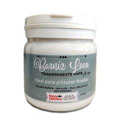 Barniz Laca x 375 gr mate transparente para interior.