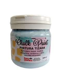 Chalk Paint Pintura Tizada x 500 gr Celeste Calmo