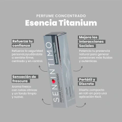 Perfume Concentrado con Feromonas Titanium x 10 ml Sen Intimo - comprar online