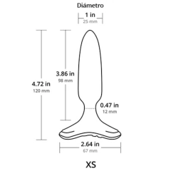 Hush 2 Vibrador Anal a Control Remoto con APP Talla Xs (2,5cm diametro) Lovense en internet