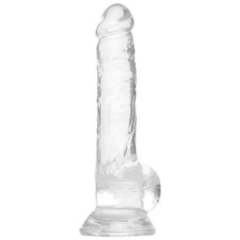 Dildo Transparente Lusty 18 cm Marca Kissme Love - comprar online