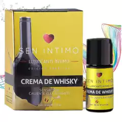 Lubricante Electrizante Crema De Whisky x 30ml Sen Íntimo