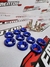 Arandelas Anodizadas Moto Auto M6 Azul - comprar online