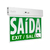 Sinalização Saída SLIM DUPLA FACE VERDE com Adesivo e Seletor 24x18 COD 38529 - SEGURIMAX na internet