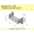 PERFIL LIDER - FLANGE PARA PAINEL G-PZ 100X50 MM CODIGO 11090100050GPZ - PERFIL LIDER na internet