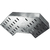 PERFIL LIDER - CURVA HORIZONTAL 90 PERF. SEM VIROLA G-PZ 100X100X150 CODIGO 120590100100GPZ - PERFIL LIDER