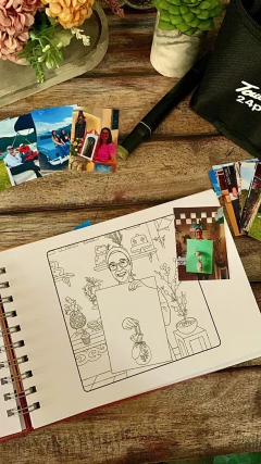 Caderno de Colorir Afetivo - loja online