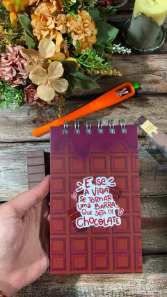 Bloco Barra de Chocolate - loja online