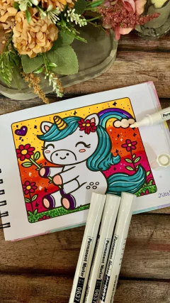 Caneta branca para desenho na internet