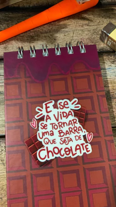 Bloco Barra de Chocolate na internet