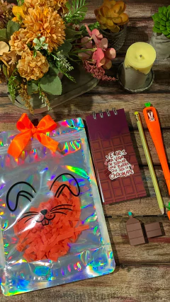 Kit Papelaria Divertida Chocolate e Cenoura na internet