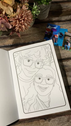 Imagem do Caderno de Colorir Afetivo Brochurinha