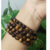 Pulseira de Olho de Tigre Rolada - Coragem