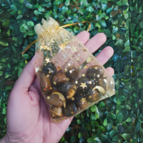 Pacote com 100 gramas de Olho de Tigre Rolado - Coragem - comprar online