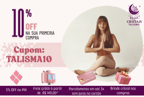 Banner de Cristais Talismã