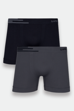 CUECA KIT2 MICROFIBRA BOXER LUPO - comprar online