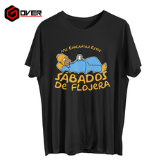 Remera Premium Sabados de Flojera - Los Simpson