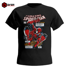 Remera Premium Spiderman Comic- Marvel Comics