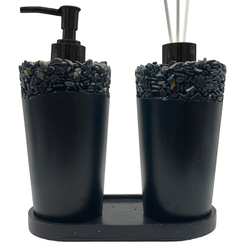 Kit Lavabo com Aromatizador e Saboneteira Líquida 220ml