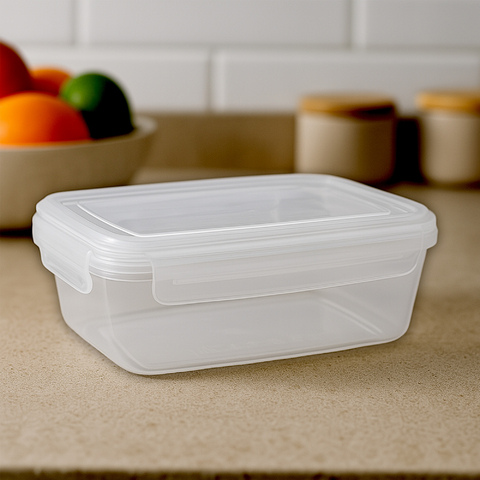 Pote Com Trava Vasilha Hermético Freezer 600ml Reutilizável