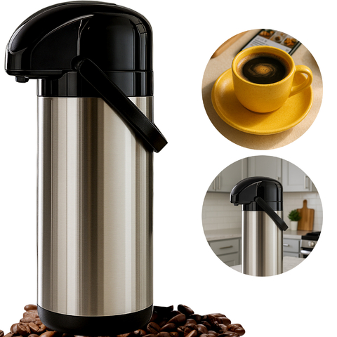 Garrafa 1000ml Aço Inoxidável Térmico Quente E Frio Aço Inox