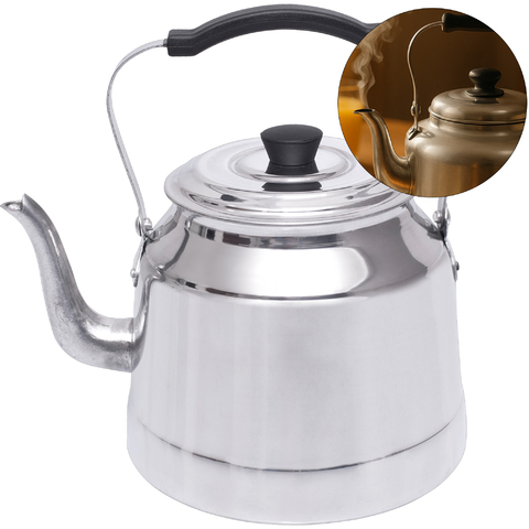 Chaleira De Alumínio Polido 1.6L Reforçada Cor Polida