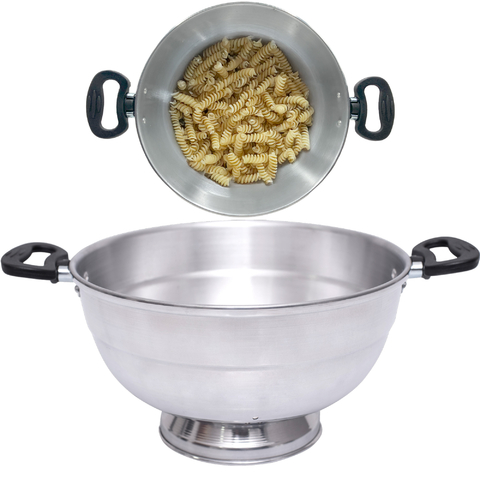 Escorredor De Massa Macarrão Legumes alumínio reforçado N20
