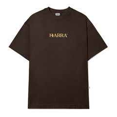 CAMISETA BARRA LOGO MARROM