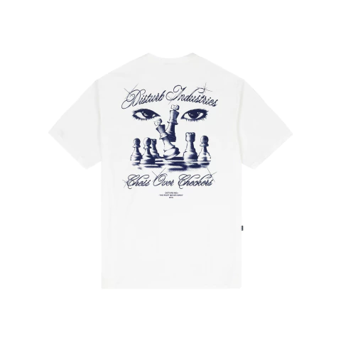 CAMISETA DISTURB CHESS OVER CHECKERS OFF WHITE - comprar online