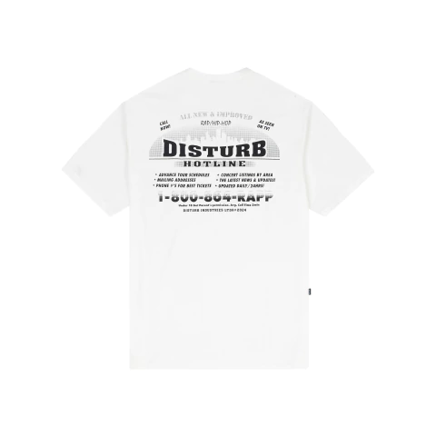 CAMISETA DISTURB HOTLINE OFF WHITE - comprar online