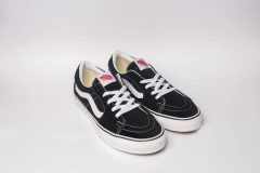 TÊNIS VANS SK8-LOW BLACK TRUE WHITE na internet