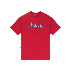 CAMISETA DISTURB LIQUID CHROME RED - comprar online