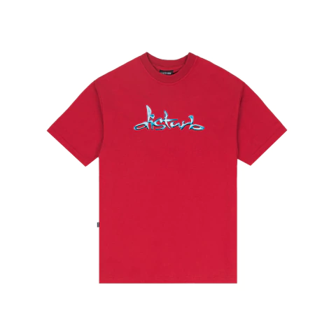 CAMISETA DISTURB LIQUID CHROME RED - comprar online