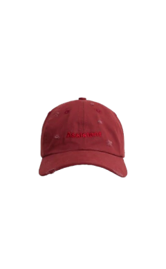 BONE QUADRO ASSISTANT DAD HAT FIRED BRICK VERMELHO - comprar online