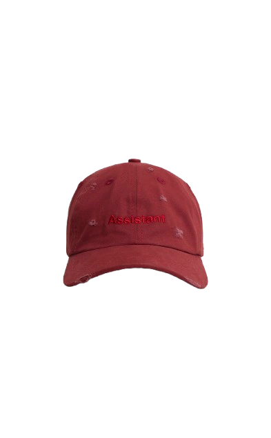 BONE QUADRO ASSISTANT DAD HAT FIRED BRICK VERMELHO - comprar online