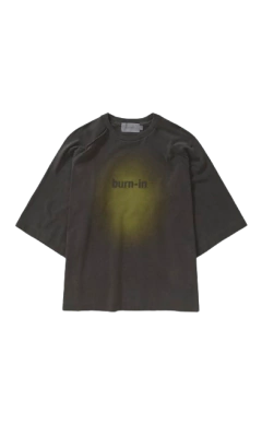 CAMISETA OVER QUADRO BURN IN RAGLAN STONED ACID GREEN - comprar online