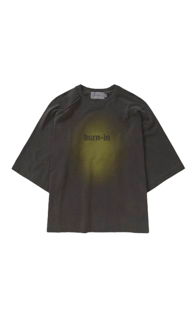 CAMISETA OVER QUADRO BURN IN RAGLAN STONED ACID GREEN - comprar online
