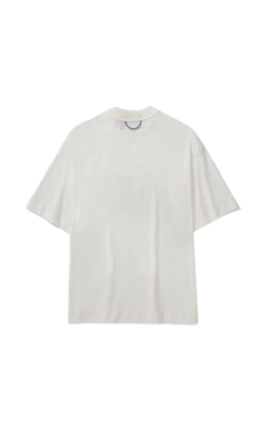 CAMISETA BOXY QUADRO NOTES OFF WHITE na internet
