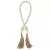 Colar De Mesa Decorativo 100cm em Madeira GiftHome