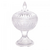 Potiche Decorativo Cristal com Pé Queen 11cm x 18cm - Wolff - comprar online