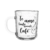 Cj 2 Canecas De Vidro Frase Te Amo Tanto Quanto Café 220Ml - comprar online