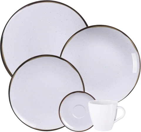 Aparelho de Jantar Tramontina Canyon em Porcelana Decorada 20 Peças