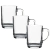 Conjunto 3 Canecas Em Vidro 210ml - Ruby - comprar online