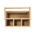 Porta Talher Bambu Organizador Vertical Com Alça- Dolce Home
